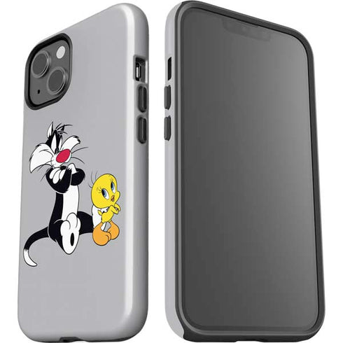 Looney Tunes Sylvester Tweety Bird Crossed Arms iPhone 15 Impact Case